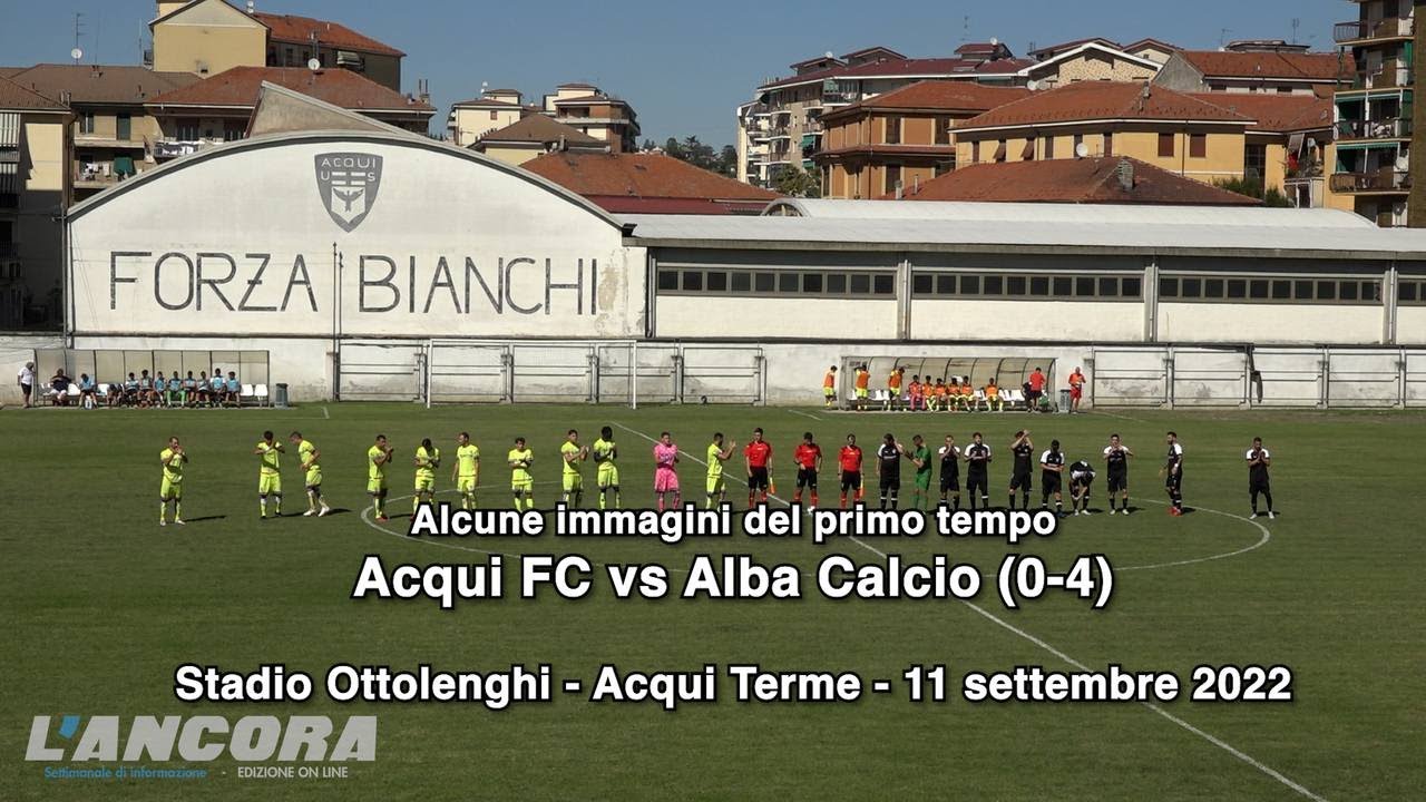 Calcio - Acqui FC vs Alba Calcio (0-4)