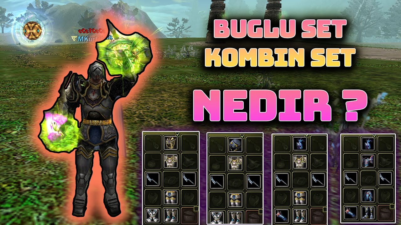#knightonline Asas Buglu set nedir? Kombin set nasıl yapılır?