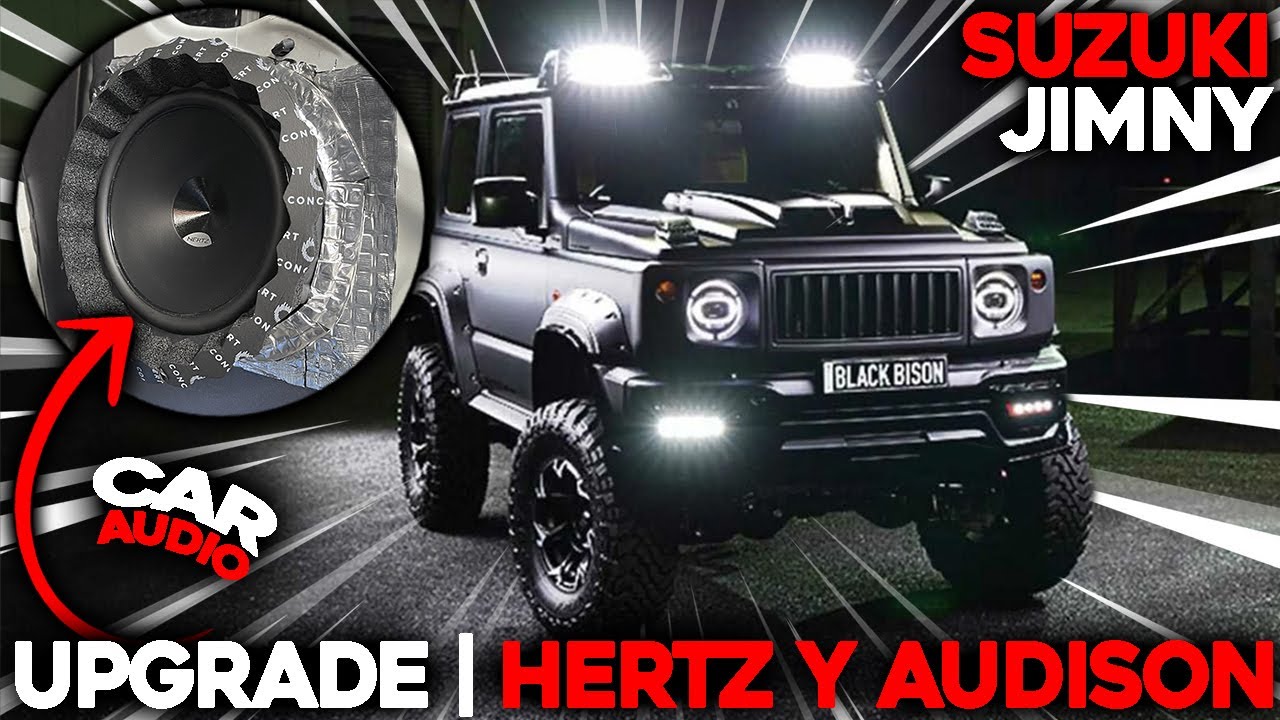 🔥 Suzuki Jimny con equipo de car audio Hertz y Audison