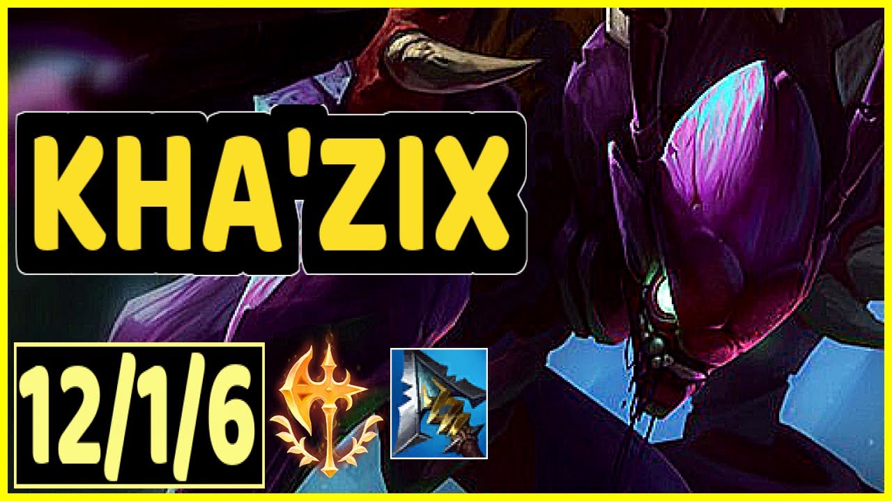 KHA'ZIX VS WUKONG - 12/1/6 KDA JUNGLE GAMEPLAY DIAMOND III