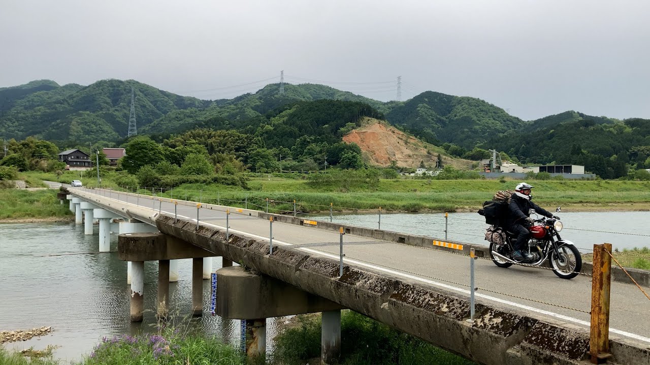 【W650でキャンプツーリング】その1 伊根の舟屋と高嶋キャンプ場