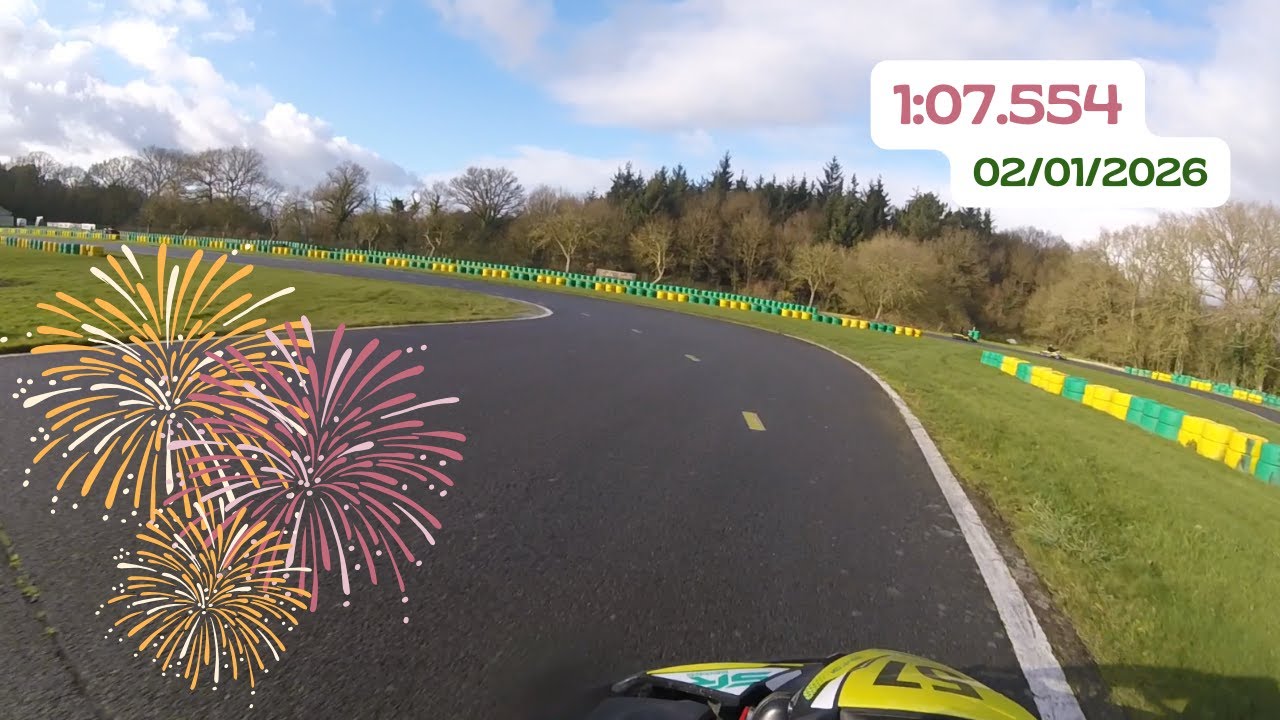 Record personnel, piste humide : 1:07.554 - GP Circuit Karting Lamballe