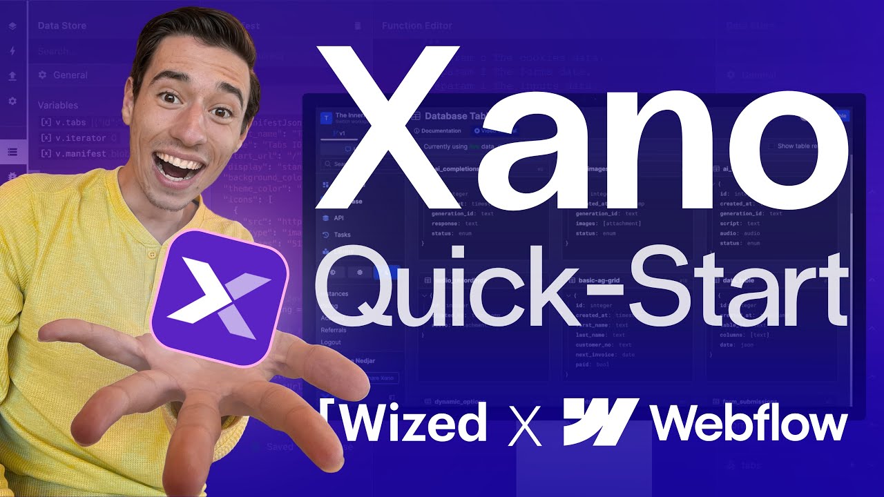 Xano Quick Start Guide for Wized & Webflow