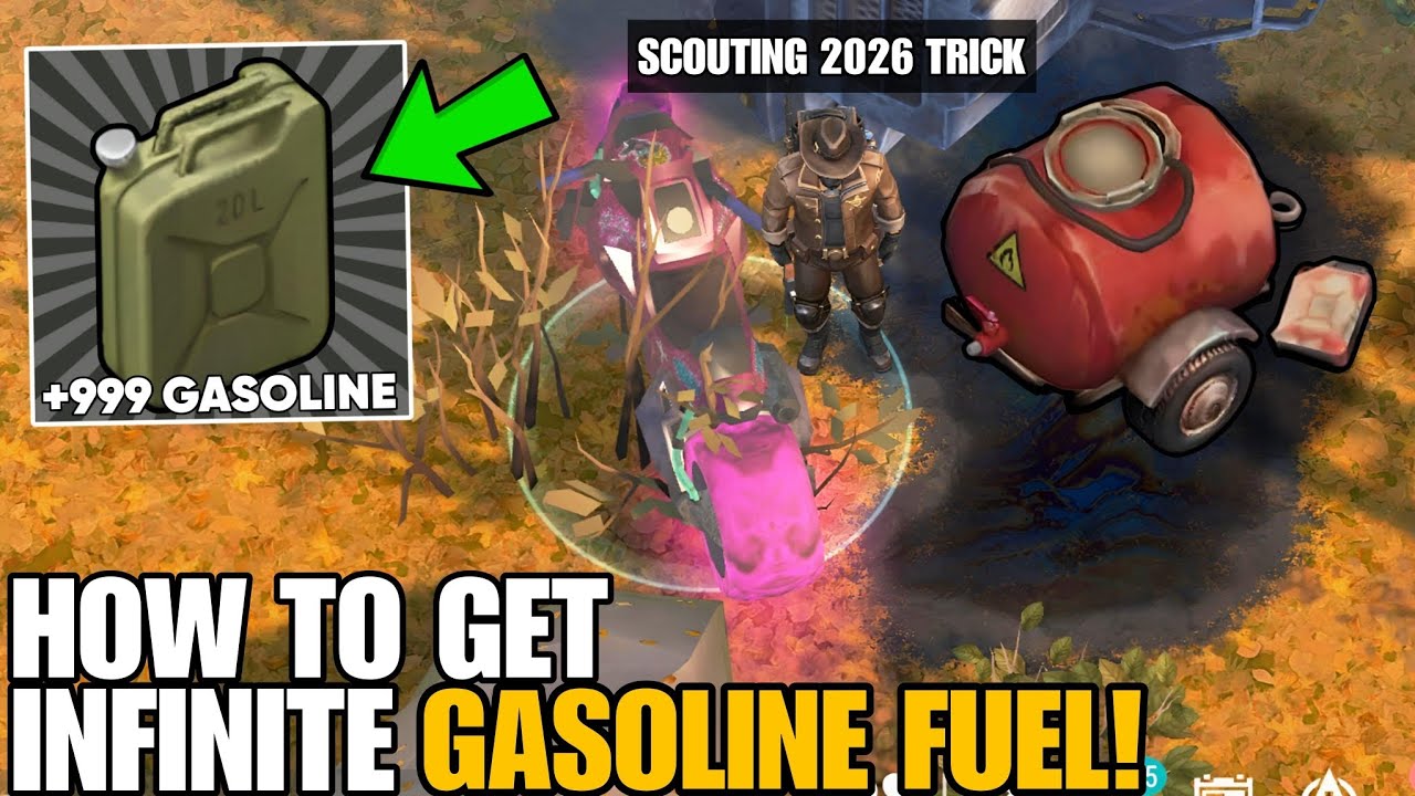 HOW TO GET INFINITE GASOLINE FUEL IN SCOUTING LOCATION! NEW 2026 TRICK - Last Day on Earth: Survival
