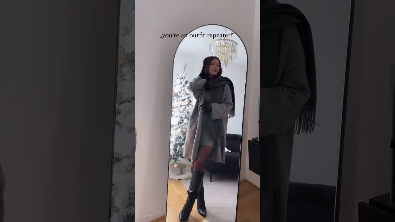 aus einem Kleid 4 VERSCHIEDENE Outfits zaubern 🪄 #herbst #winterfashion #wintermode #elegant #new