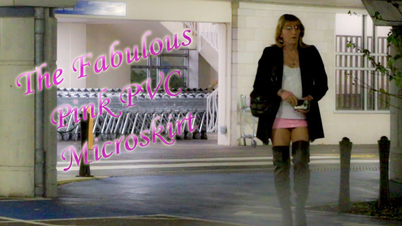 The Pink PVC Micro with stilettos