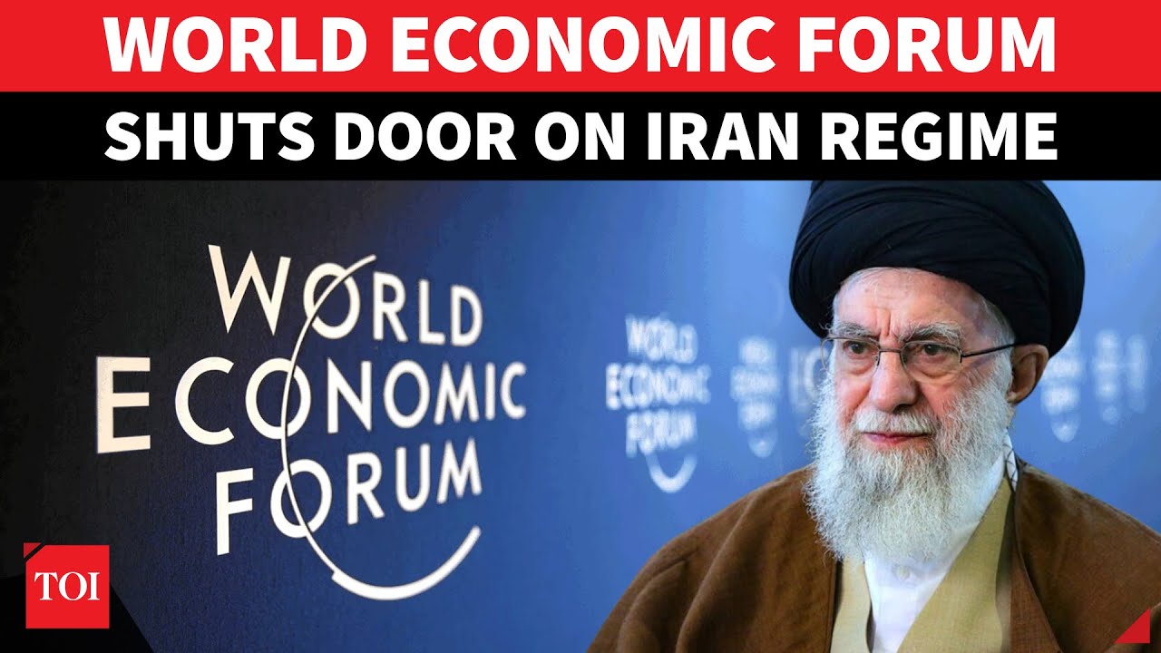 World Economic Forum BARS Iran FM’s Davos Entry After Khamenei Regime’s Deadly Crackdown On Protests