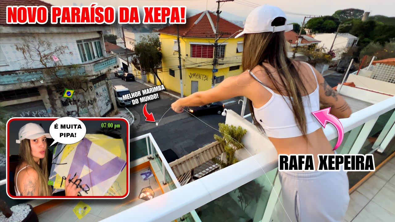 Minha Laje Virou o Novo Paraíso da Xepa! - Resgatei  Todas Pipas Avoadas até 7H da Noite c/ Marimba!