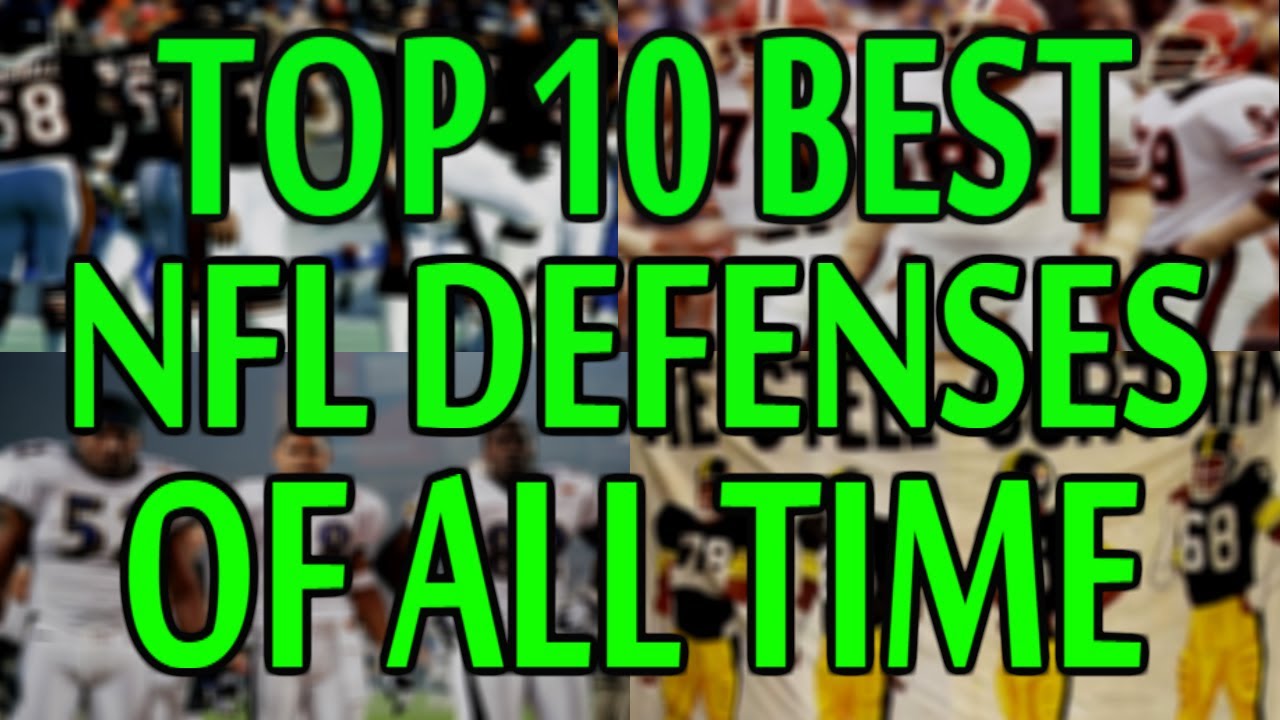 Top 10 NFL Defenses of All Time (Best Defenses In NFL History)