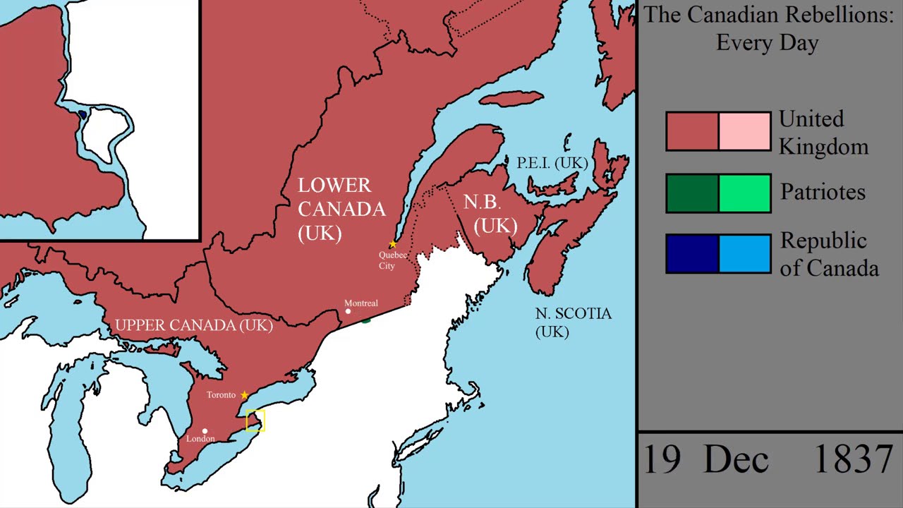 The Upper and Lower Canadian Rebellions: Every Day