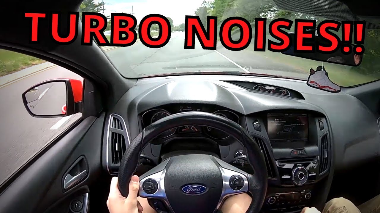 Вид от первого лица за рулем Ford Focus ST3 2014 года — НЕВЕРОЯТНЫЙ шум турбины, ускорение и упра...