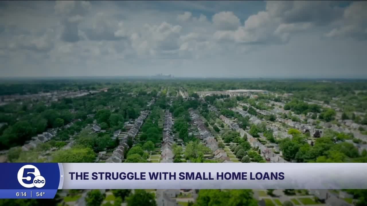 It's still possible to buy a house for $100,000 in Ohio. But it's not easy to get a small mortgage.