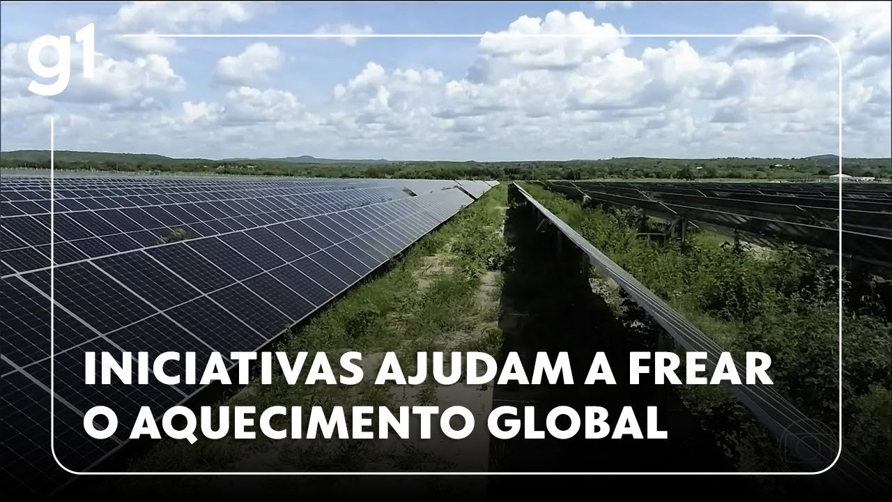 Jornal Hoje: série especial mostra iniciativas que ajudam a frear o aquecimento global