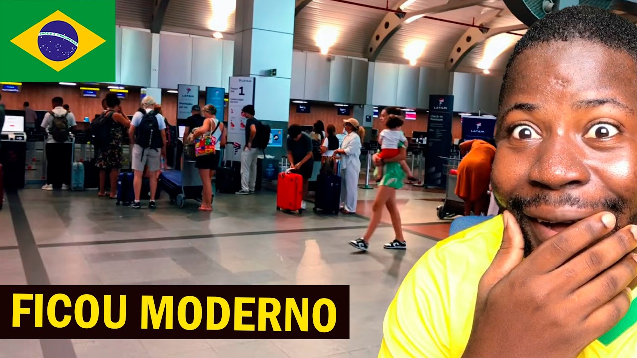 ALÉM DE GRANDE É MODERNA A INCRÍVEL AEROPORTO DE SALVADOR