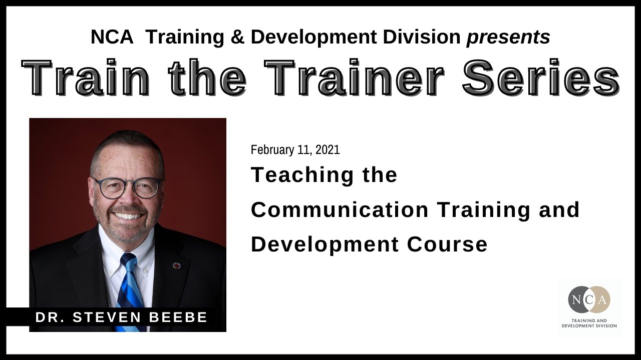 Teaching the Communication Training and Development Course