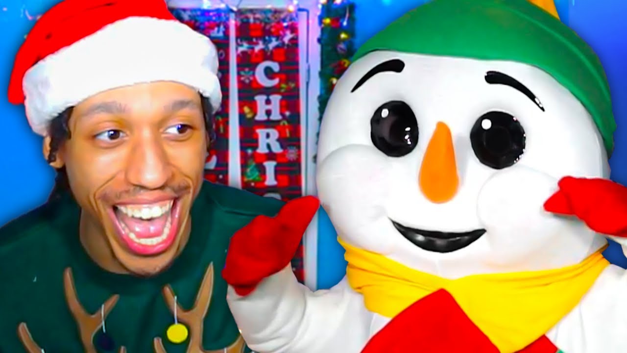 Frosty The Snowman Comes On LightskinMonte’s Stream!