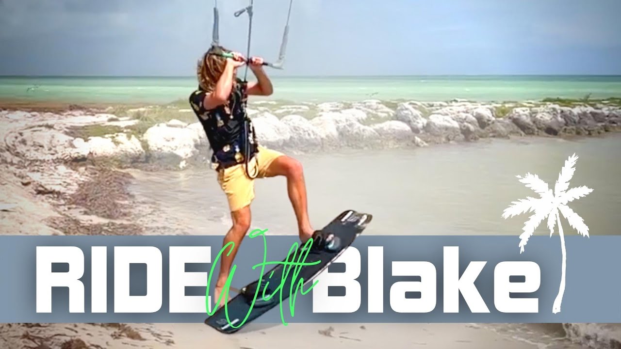 Easy Kiteboarding Beach Start | RIDE With Blake