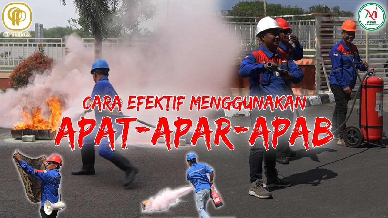 PART 2! CARA MENGGUNAKAN ALAT PEMADAM PORTABLE YANG EFEKTIF! #amindo #youtube #firedrill