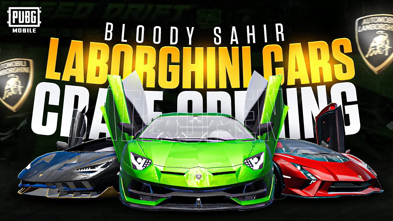 $60,000UC LAMBORGHINI Crate Opening Pubg Mobile | LAMBORGHINI Speed Drift Crate Opening Pubg Mobile