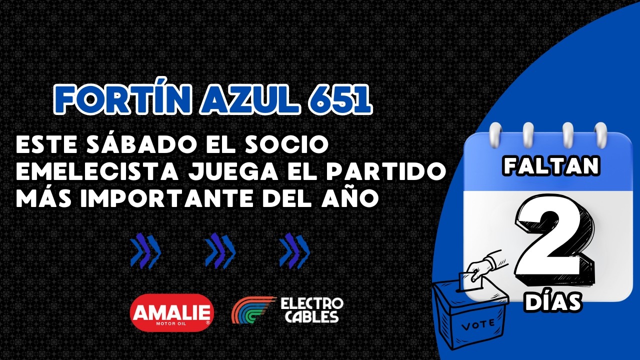 Fortín Azul 651:  Este Sábado el socio emelecista juega el partido más importante del año.