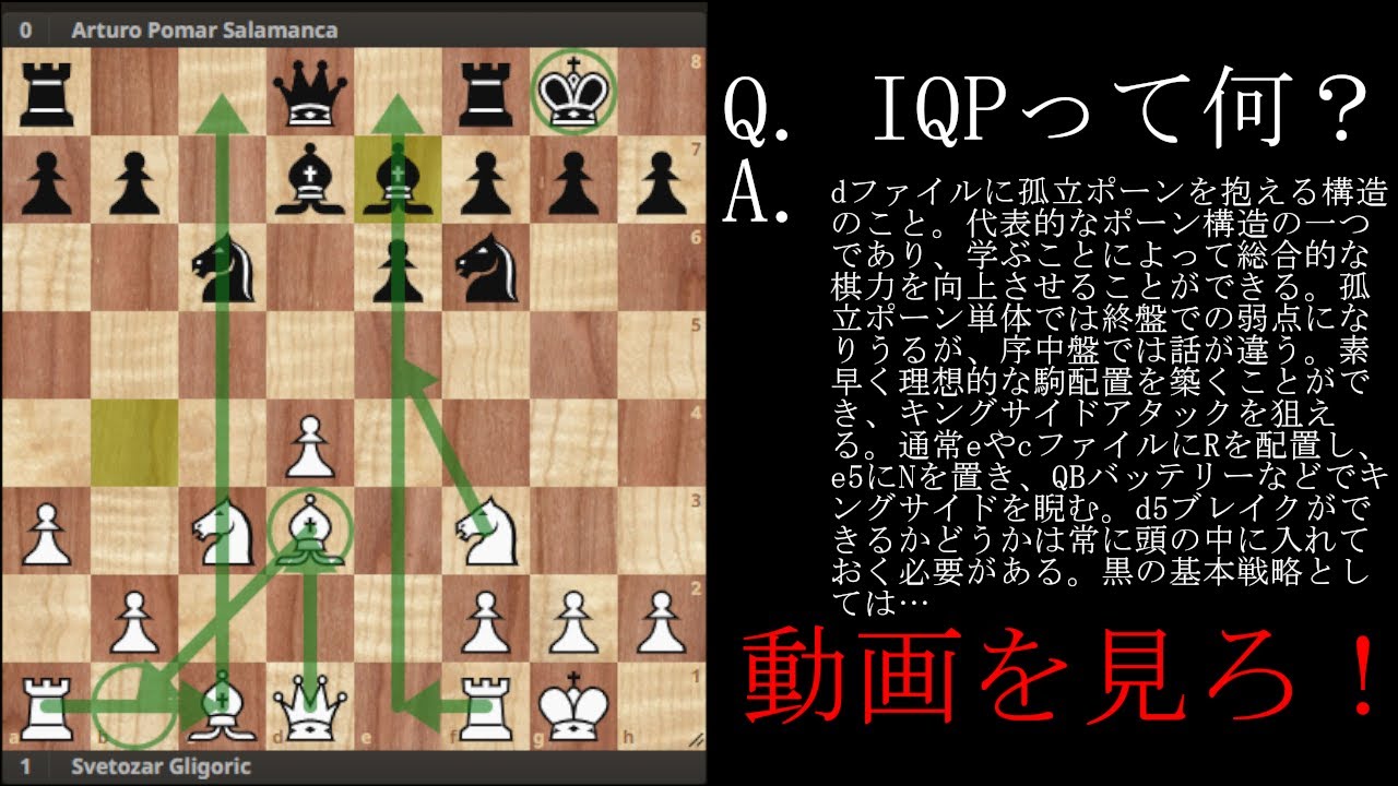 チェスのIQPについて学べるぞい！！