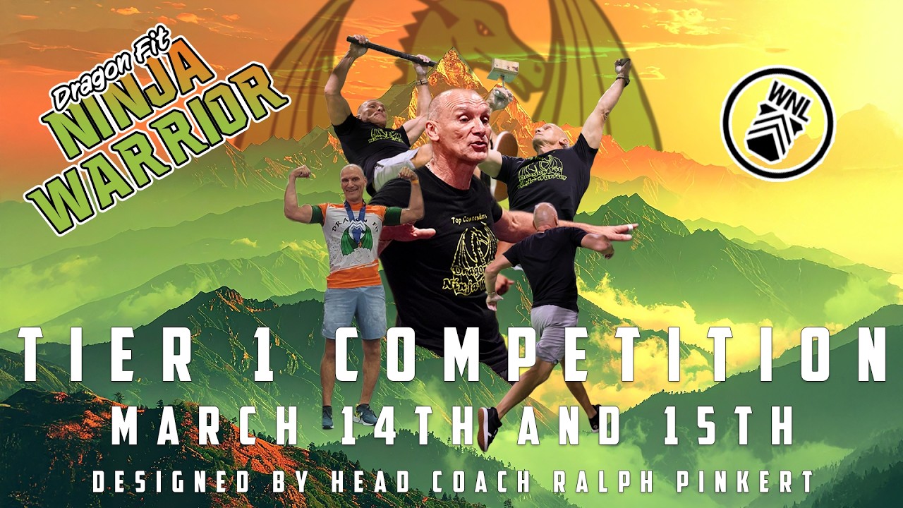 ADULTS & MASTERS | Dragon Fit Ninja Warrior | Tier 1 Challenge