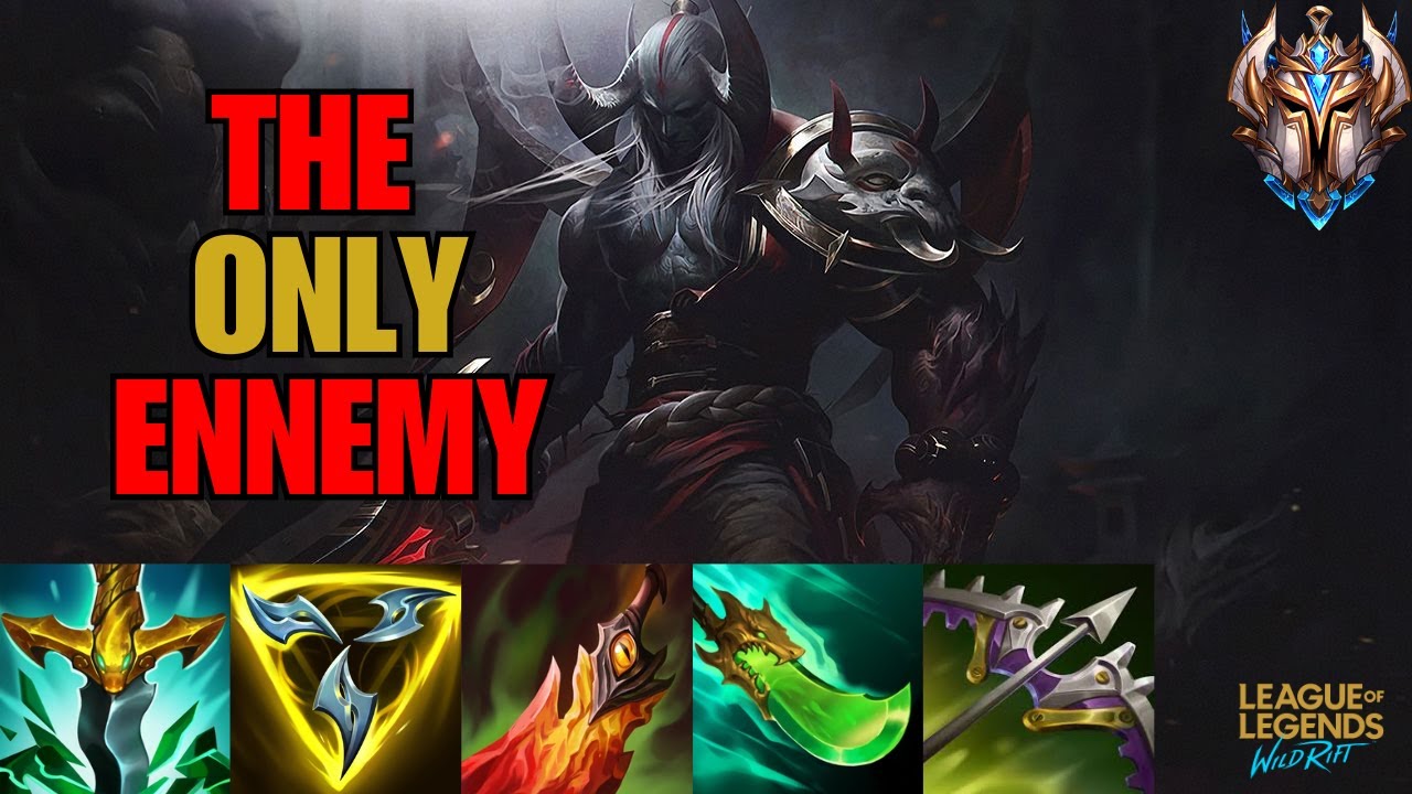Wild Rift Aatrox Jungle Gameplay in Season 18 in GM elo by an ex-Challenger 