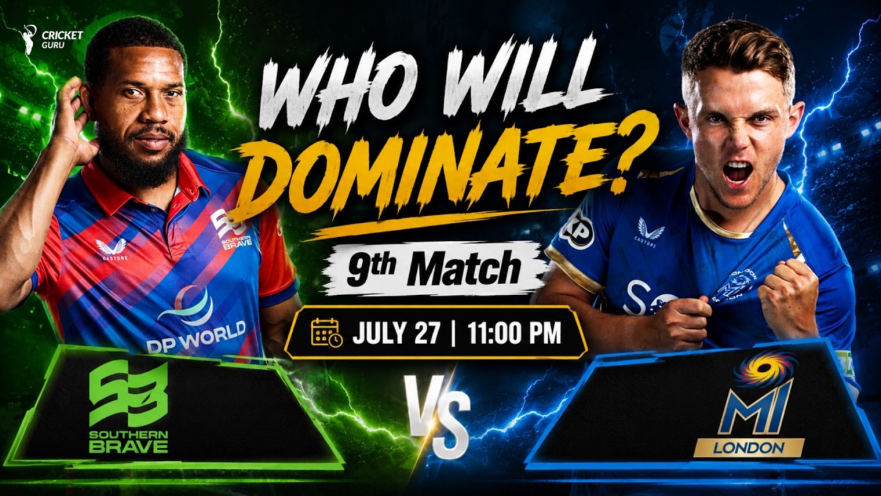 THMC 2026: Southern Brave vs MI London 9th Match Prediction, Who Will Win?