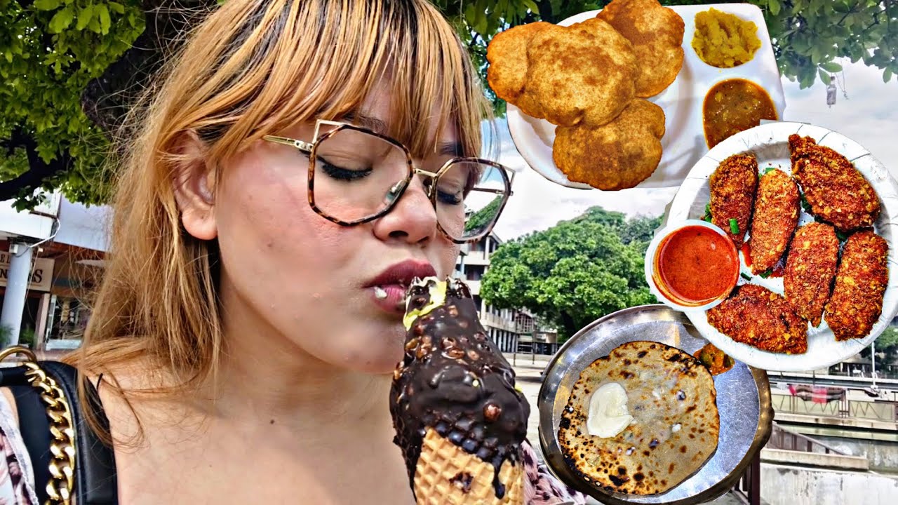 What I Eat In Chandigarh📍😋🥟🍦| Rowhi Rai