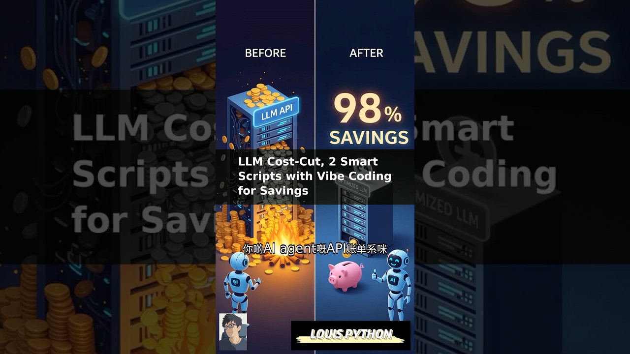 💰 Slash LLM Costs for AI Agents & GenAI! #LLMCost #AIagents @loui