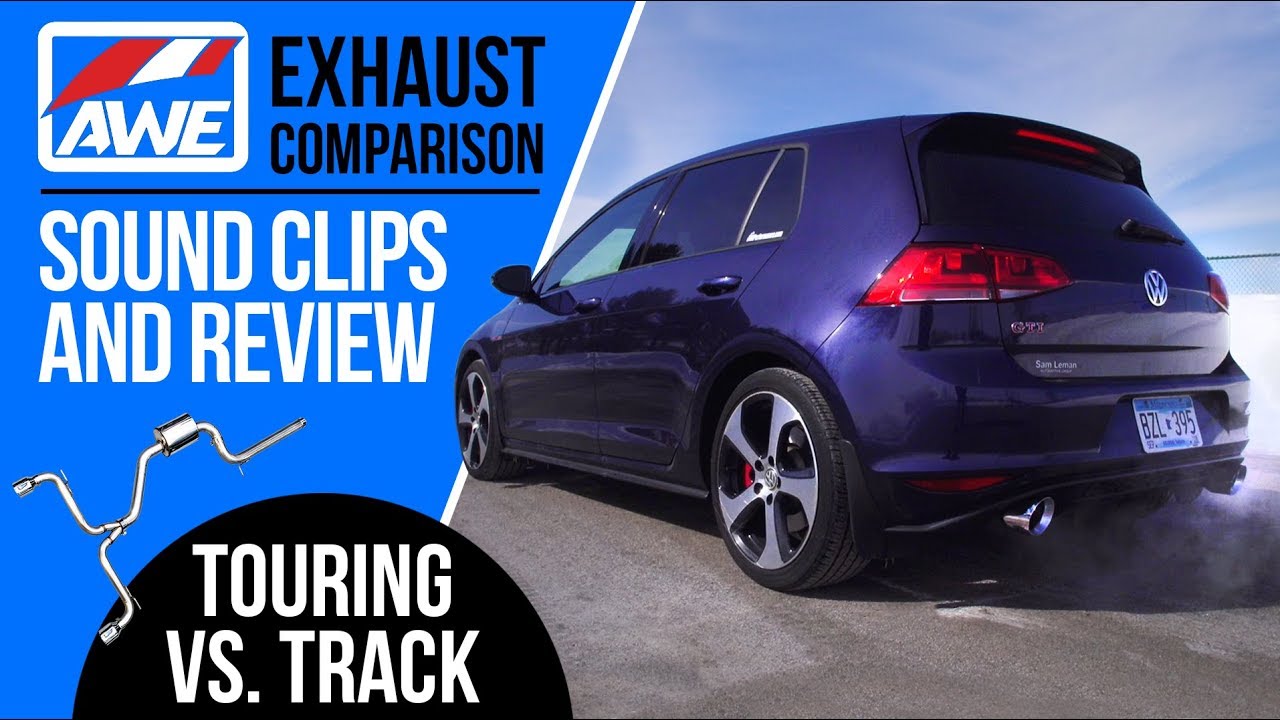AWE Tuning MK7 GTI Exhaust Comparison | Touring vs. Track with Stock and MAPerformance Downpipe