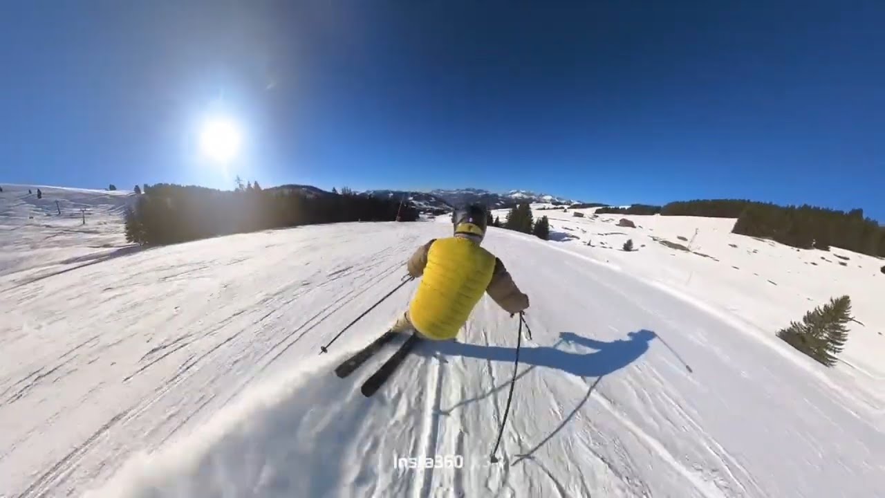 Megève Saint Gervais . Piste verte Pierre 💚💚 4 1 2026 🩵🩵
