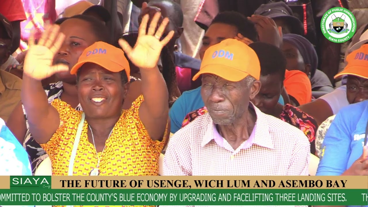 GOVERNOR ORENGO HOSTS CS JOHO FOR A DEVELOPMENT TOUR IN SIAYA COUNTY