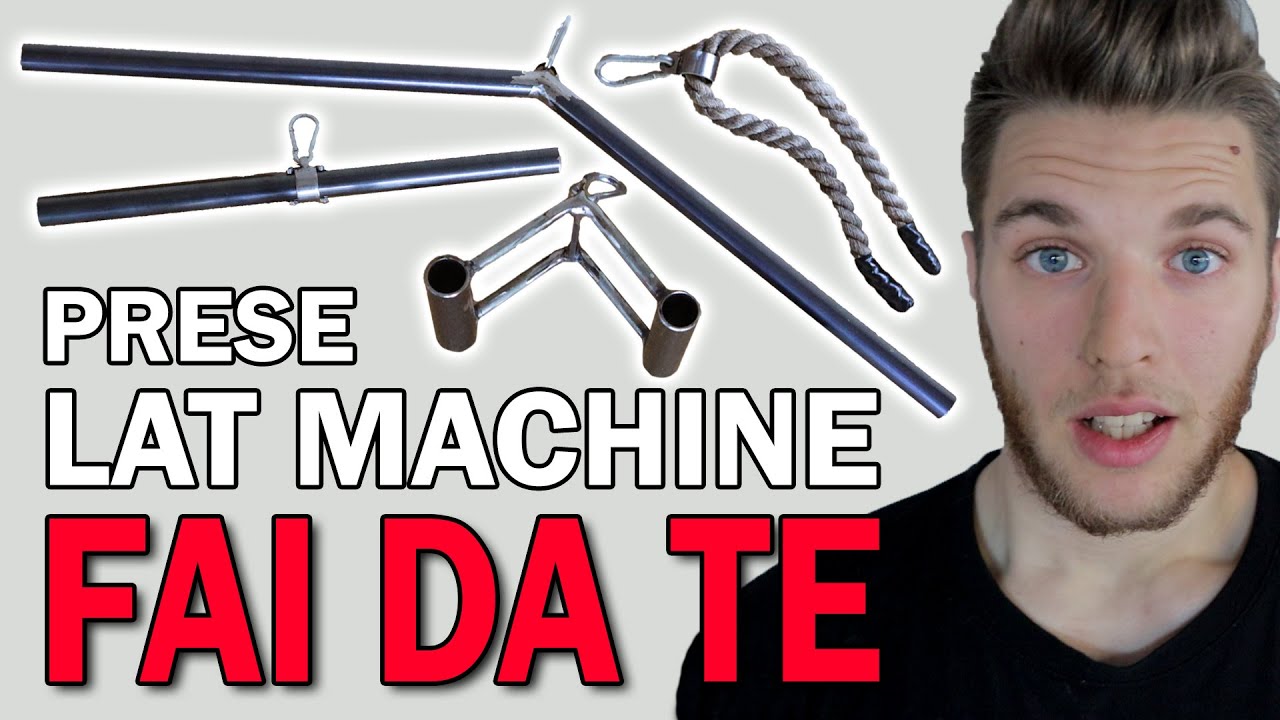 Come Costruire un SET di PRESE per LAT MACHINE - #1 - Home Gym FAI DA TE