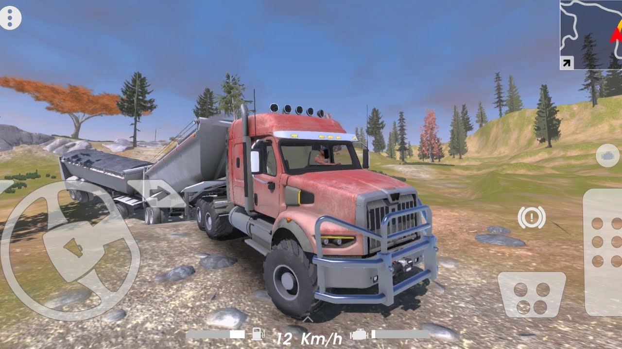 🚛Off-road Masters: 4x4 Simulator🛣️Driving from the Highlands Mountain with the Western Star Truck ✅
