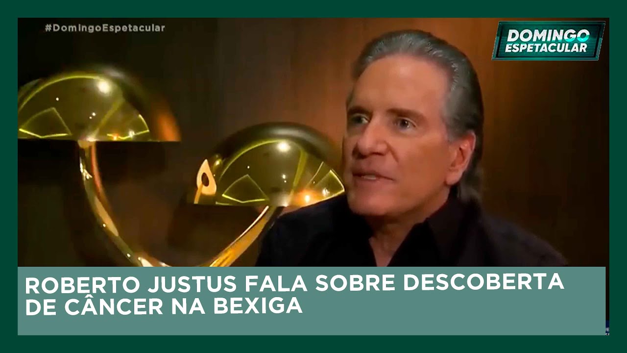 Roberto Justus fala sobre descoberta de câncer na bexiga | Domingo Espetacular