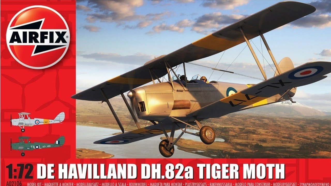 AIRFIX De Havilland DH.82a Tiger Moth 1/72