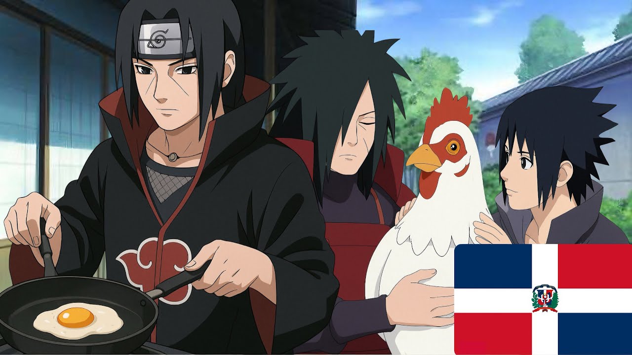 Los uchihas y el Chisme🤣🇩🇴 10 | Naruto Dominicano