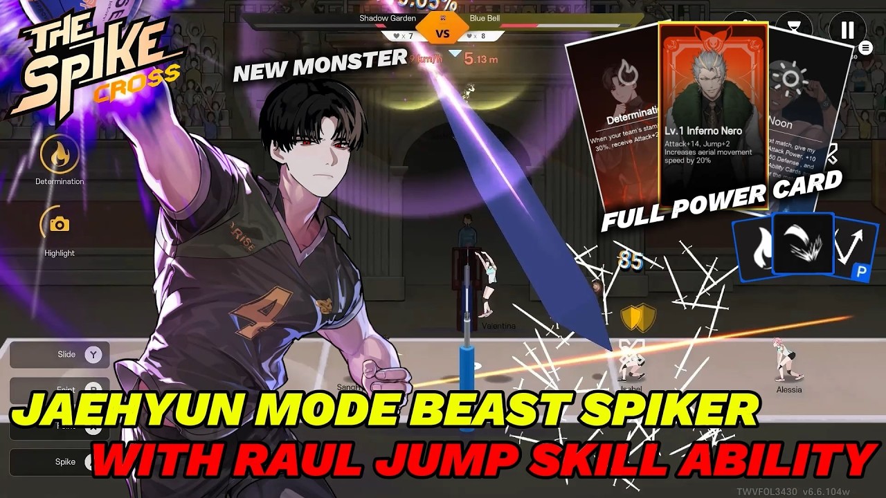 The Next Monster Jaehyun Mode Beast Spiker, With Raul Jump Skill Ability - The Spike Volleyball