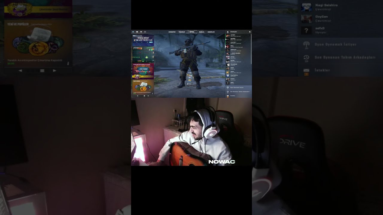 🔴  CANLI YAYIN -  Counter Strike 2 - off bu ortam ne böyleee (Portrait)