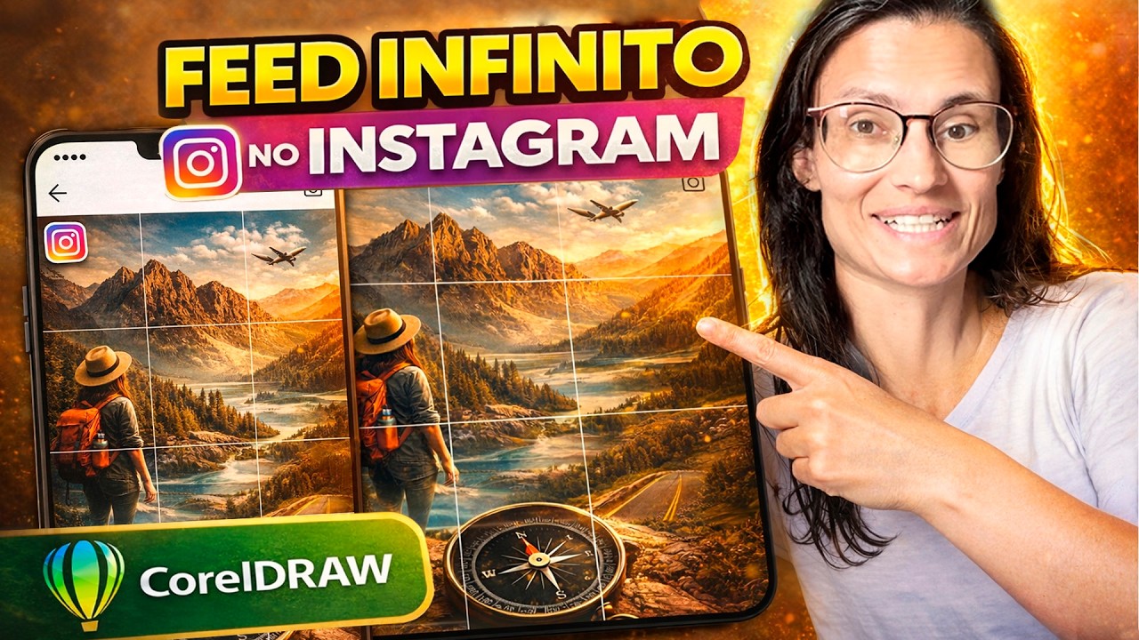 Como fazer feed infinito no instagram com Corel