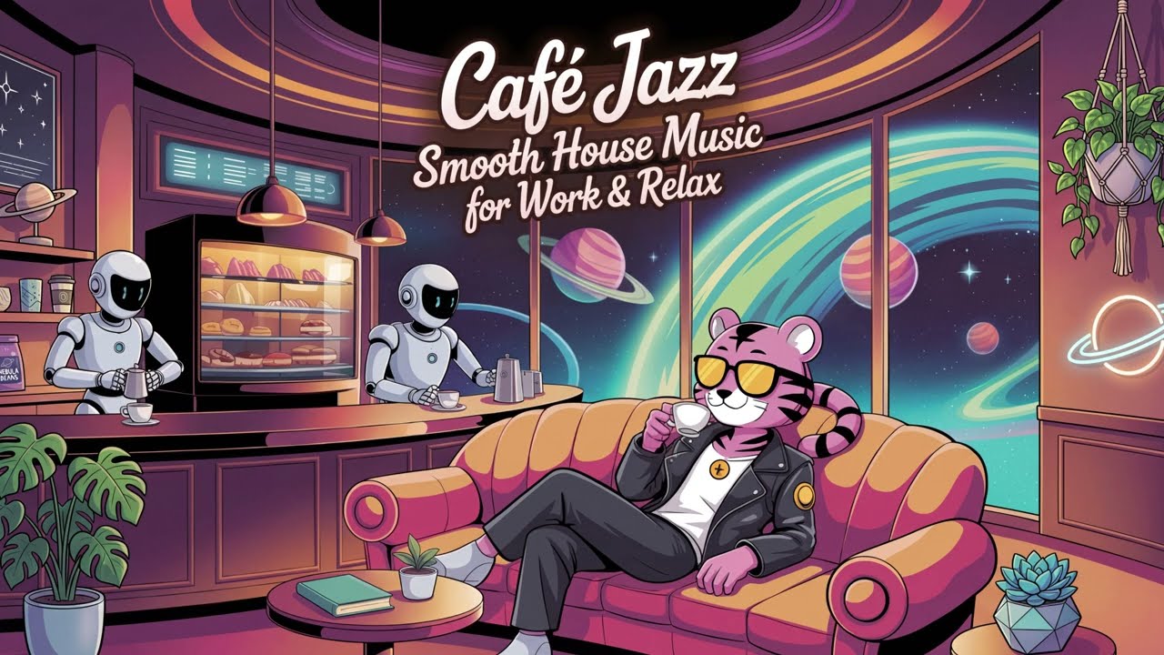 Cafe Jazz ☕ Smooth House Music for Work & Relax