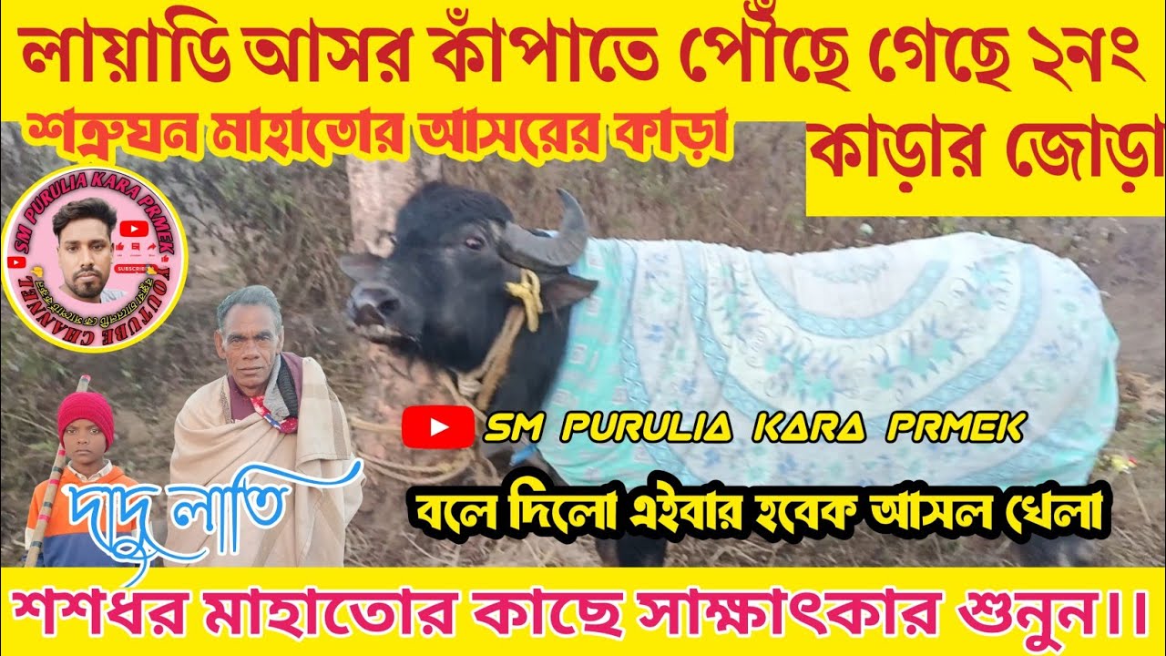 শত্রুঘন মাহাতোর আসরে কাড়া লায়াডি আসর কাঁপাতে পৌঁছে গেছে শশধর মাহাতোর কাড়া দেখুন তাড়াতাড়ি।।