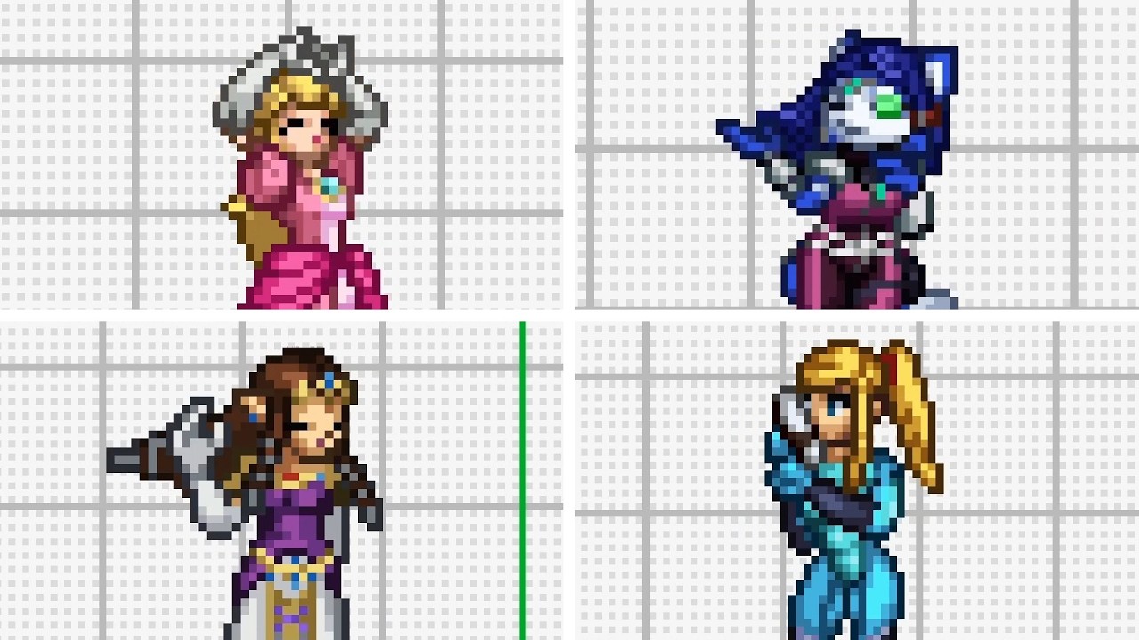 All Characters Idle Animations (Including King Dedede) - Super Smash Flash 2 v1.4