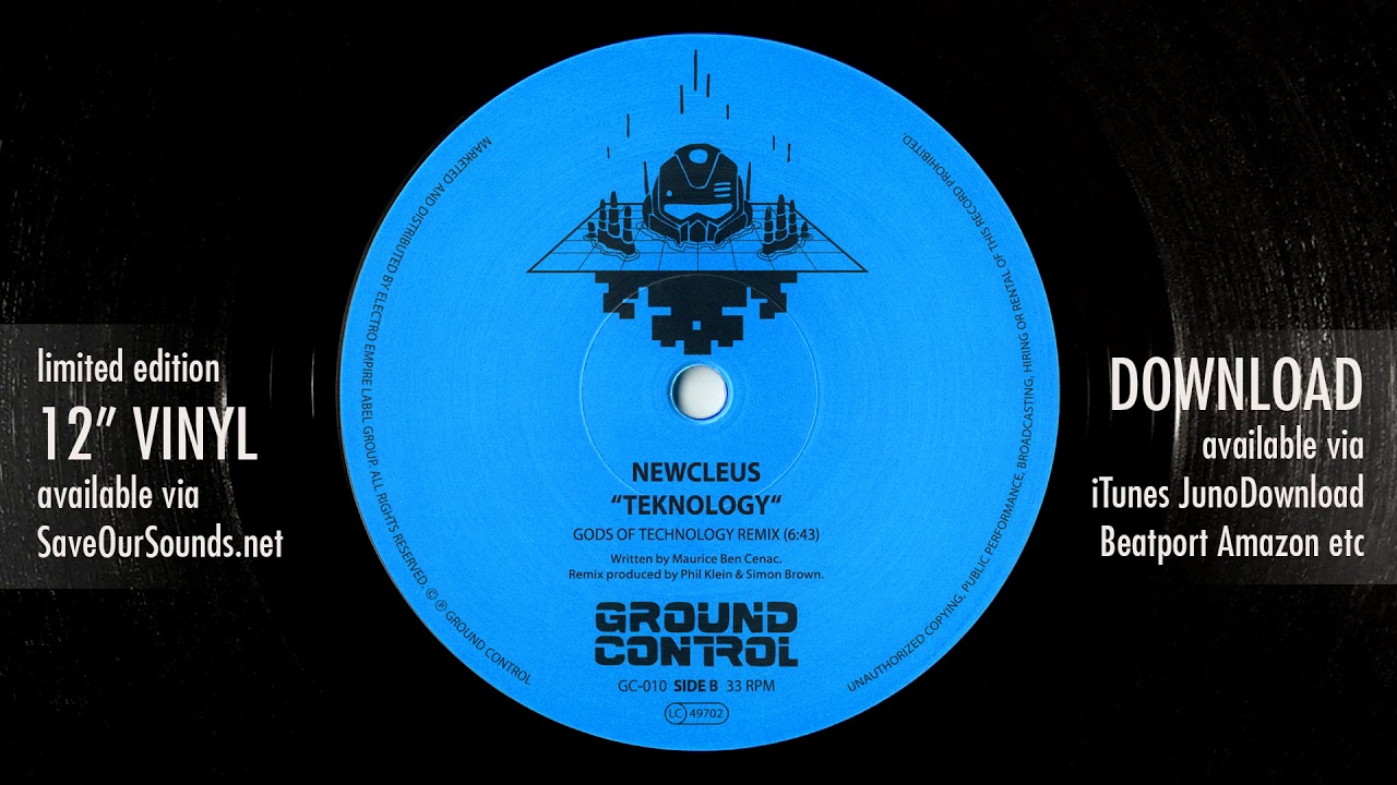 Newcleus - Teknology (Gods Of Technology remix) Ground Control 010