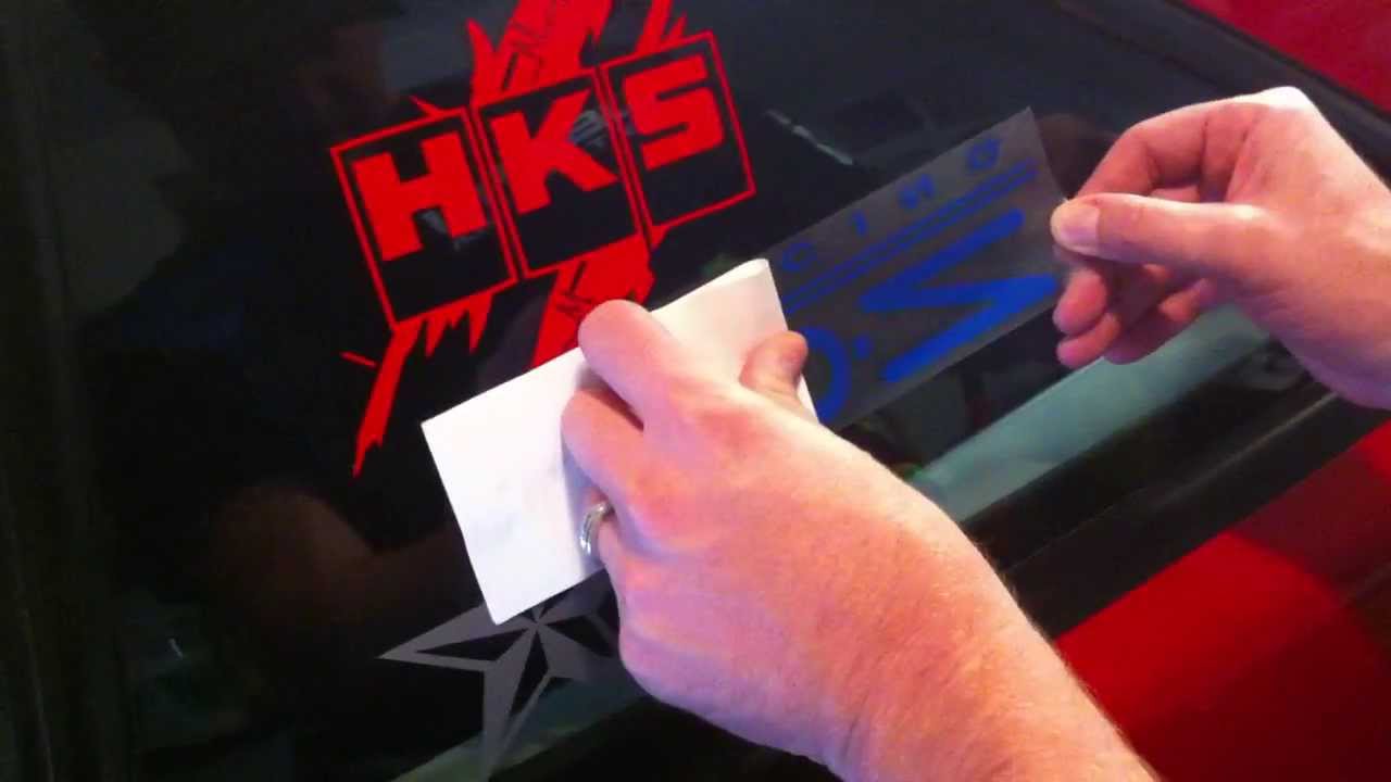 Vinyl Sticker Decal Installation Steps Tips & Tricks Troubleshooting