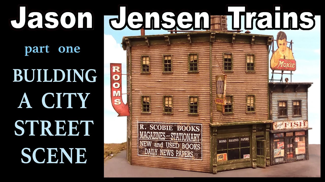 Building a city street scene.