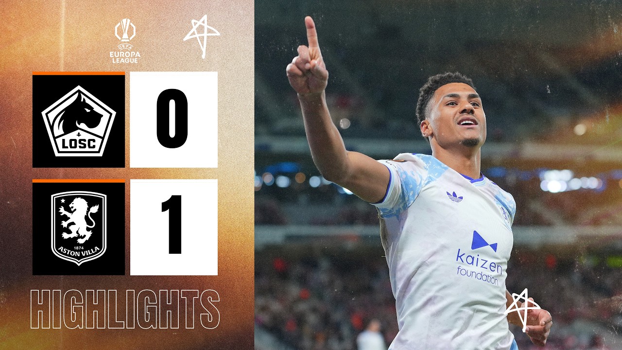 WATKINS WINNER Seals First Leg Victory 🤩 | LOSC Lille 0-1 Aston Villa | Europa League Highlights