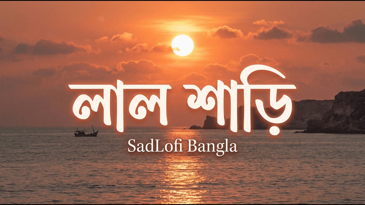 Lal Shari | লাল শাড়ি | Lofi Remix | Shohag | Hasan S. Iqbal | CMV | SadLofi Bangla