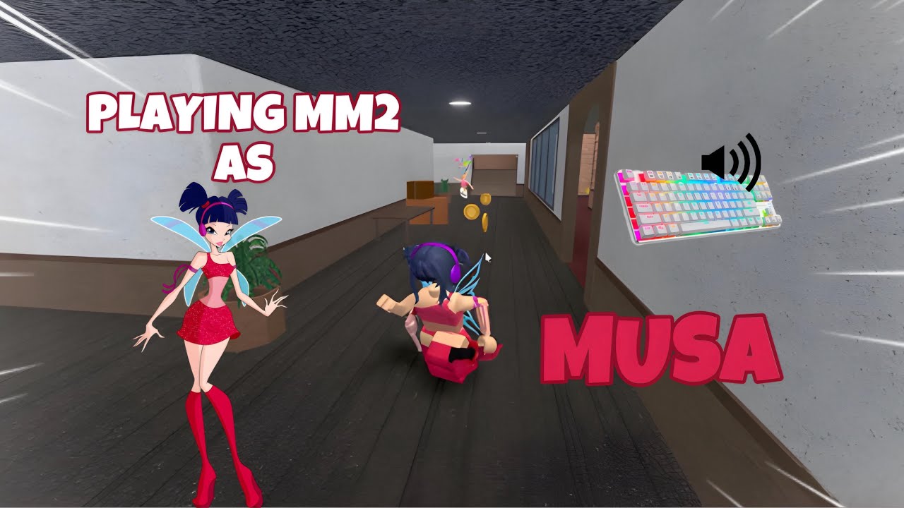 MUSA DESTROYS TEAMERS IN MM2 + GAMEPLAY (KEYBOARD ASMR)